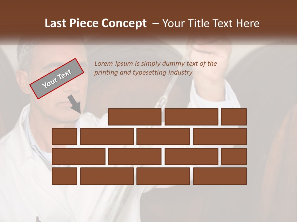 Wood Grape Fruit PowerPoint Template