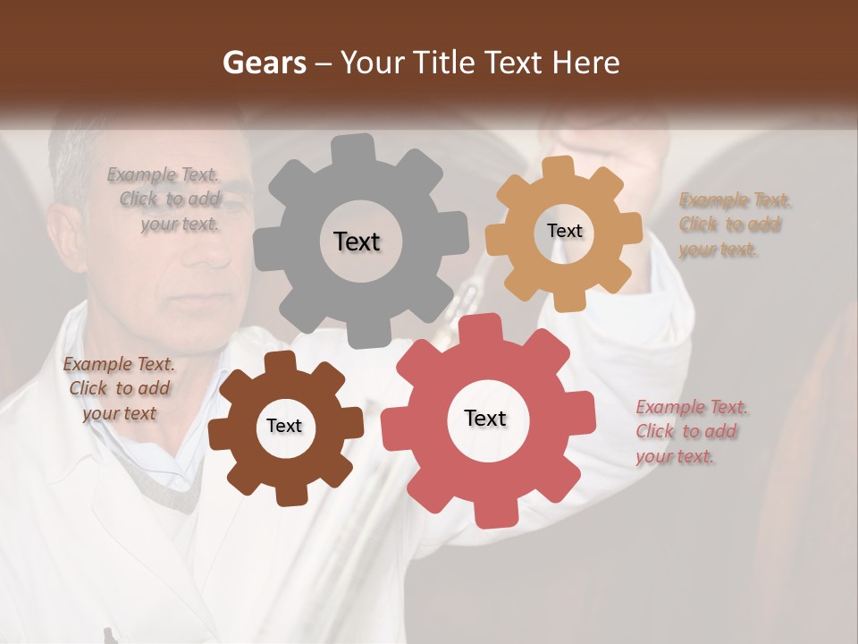 Wood Grape Fruit PowerPoint Template