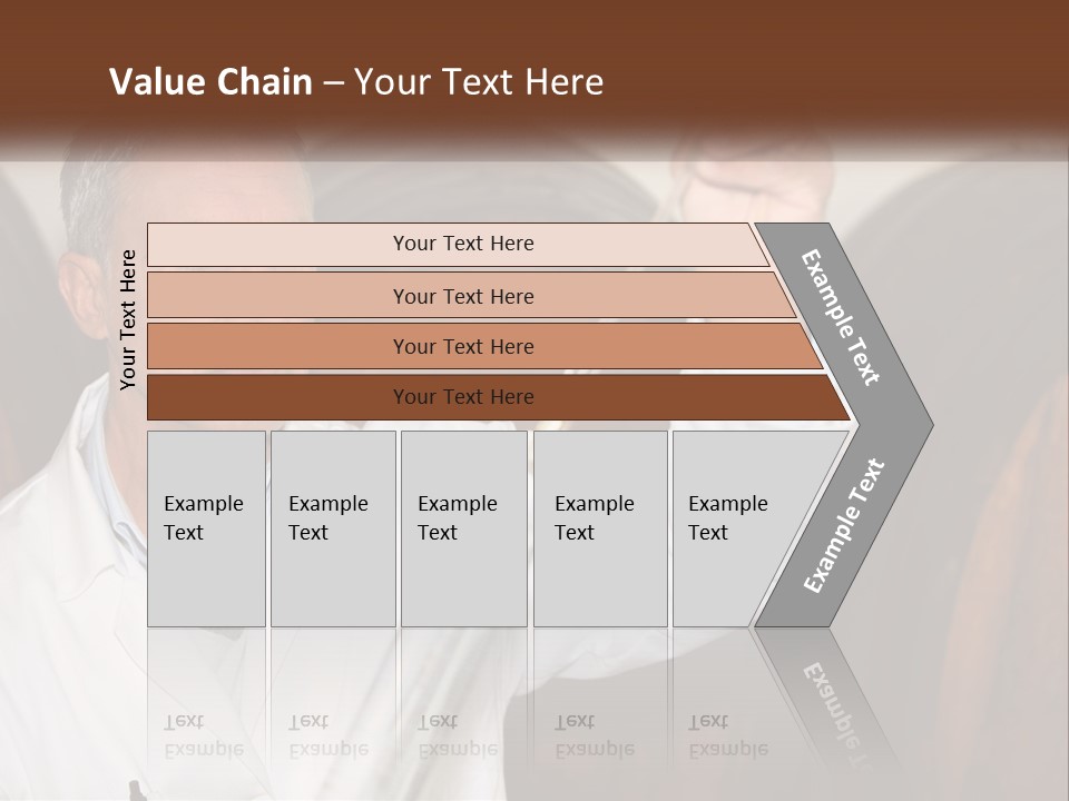 Wood Grape Fruit PowerPoint Template