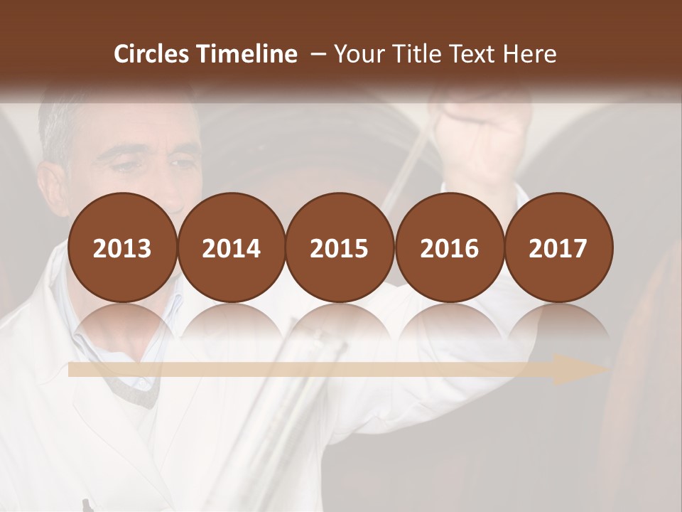 Wood Grape Fruit PowerPoint Template