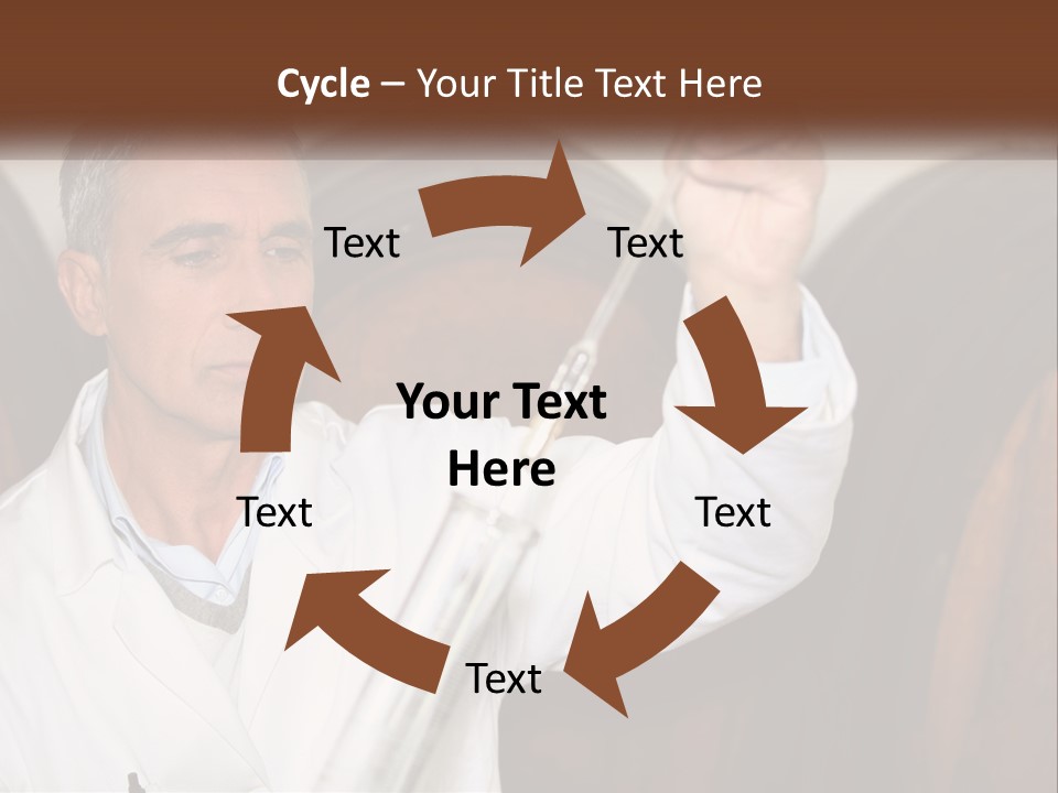 Wood Grape Fruit PowerPoint Template