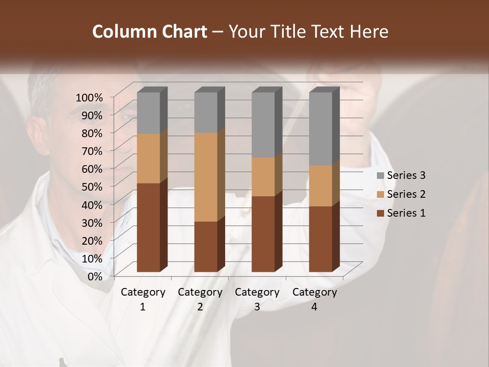 Wood Grape Fruit PowerPoint Template