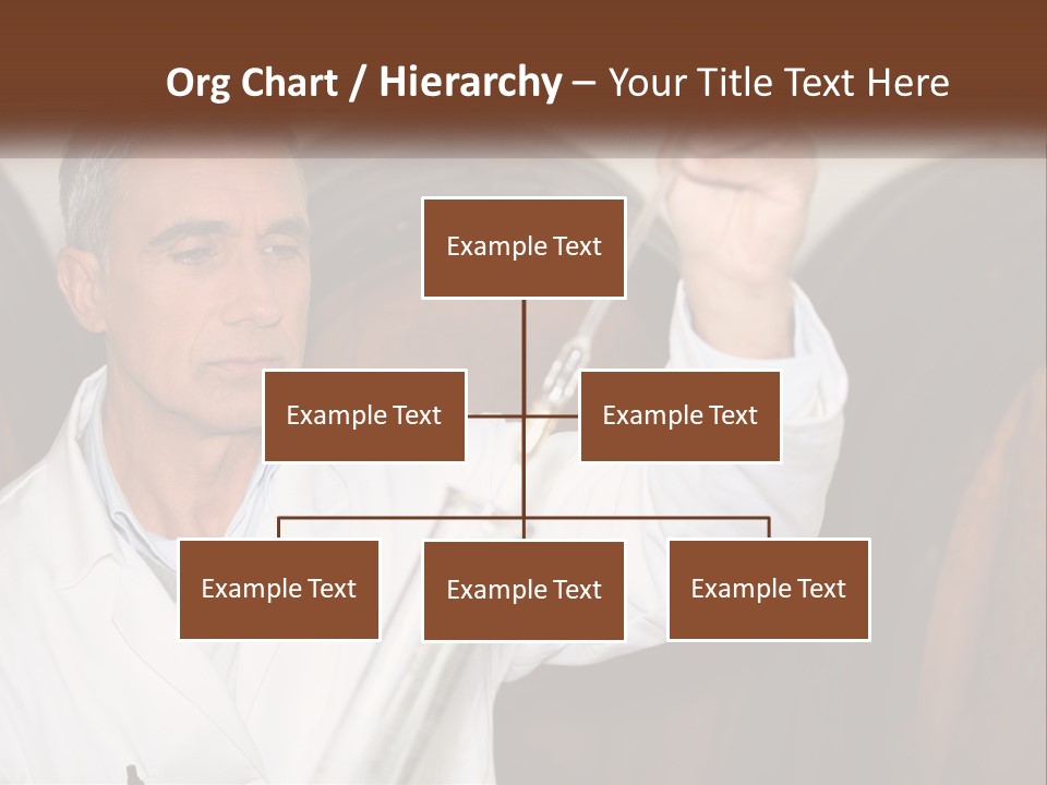 Wood Grape Fruit PowerPoint Template