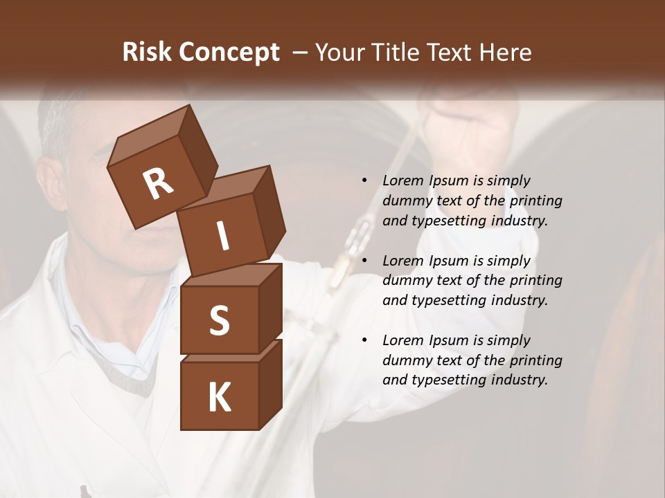 Wood Grape Fruit PowerPoint Template