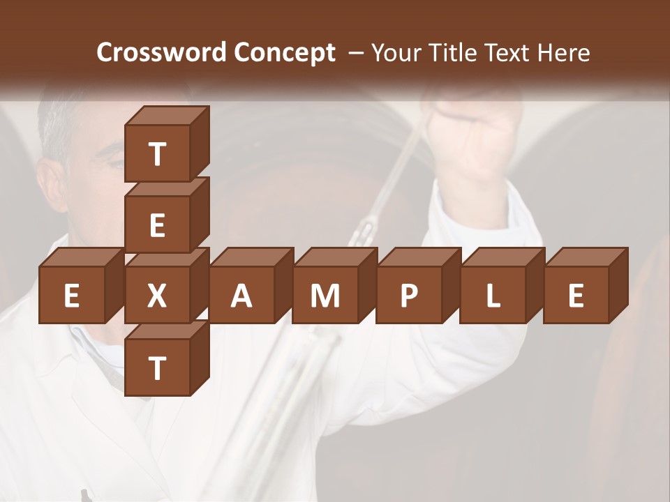 Wood Grape Fruit PowerPoint Template