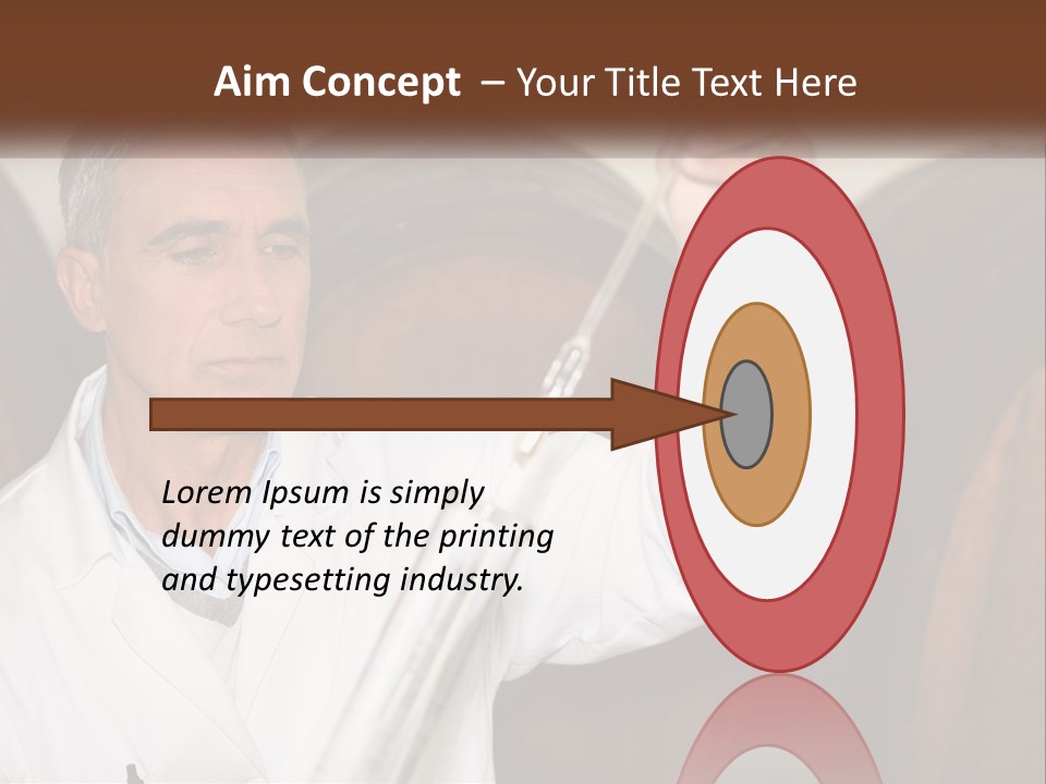 Wood Grape Fruit PowerPoint Template