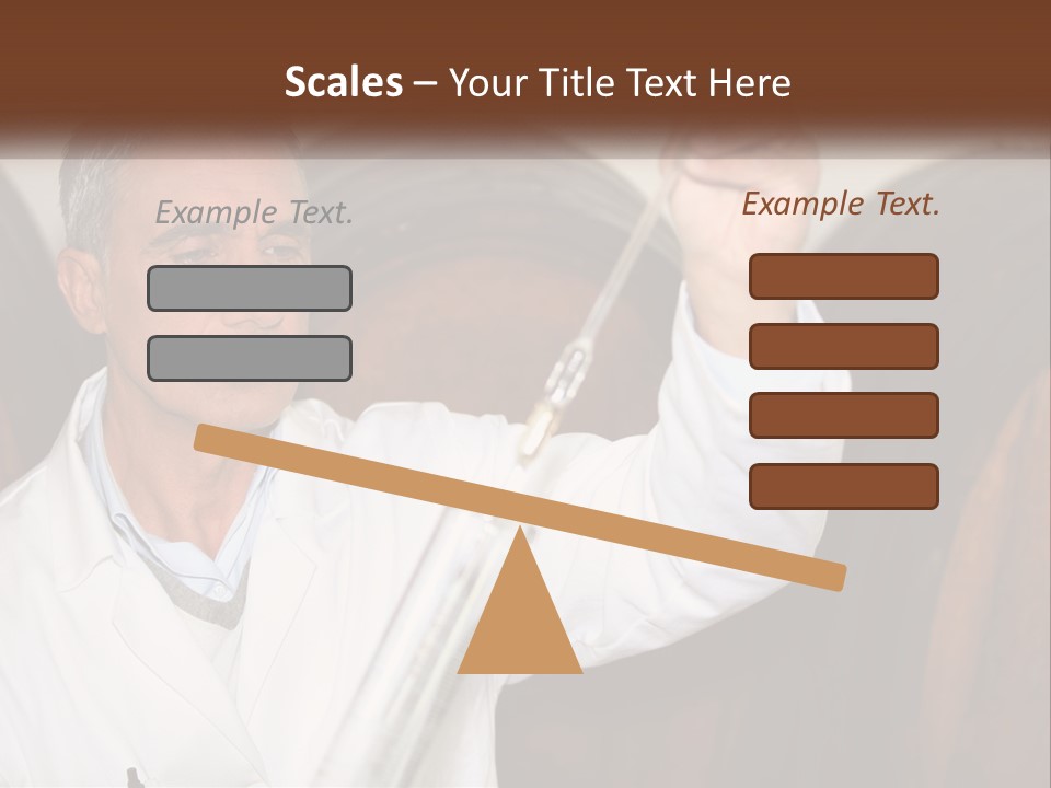 Wood Grape Fruit PowerPoint Template