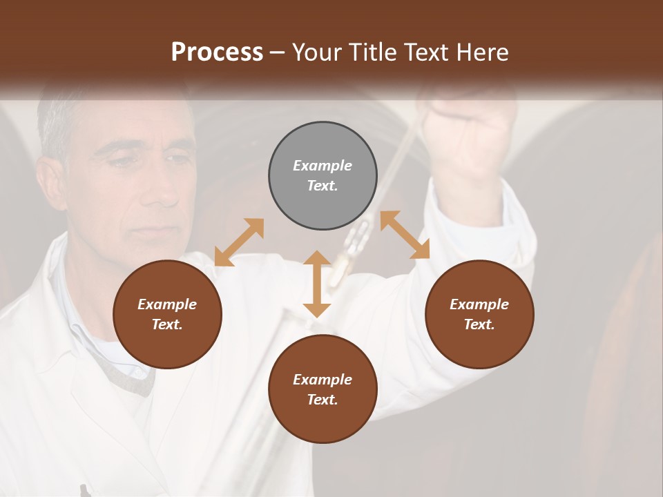 Wood Grape Fruit PowerPoint Template