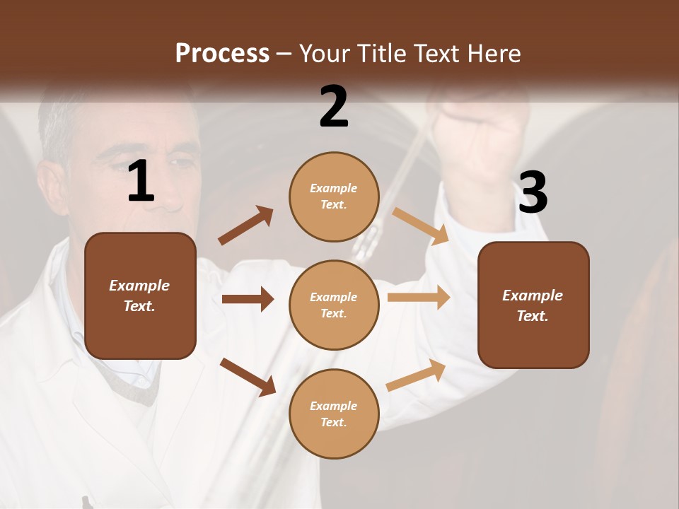 Wood Grape Fruit PowerPoint Template