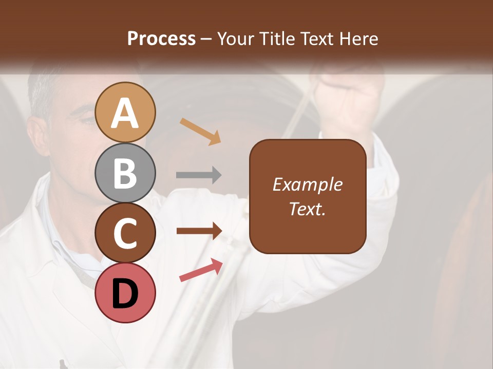 Wood Grape Fruit PowerPoint Template