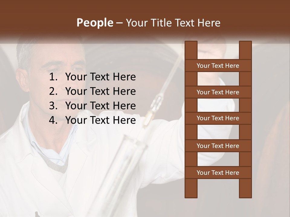 Wood Grape Fruit PowerPoint Template