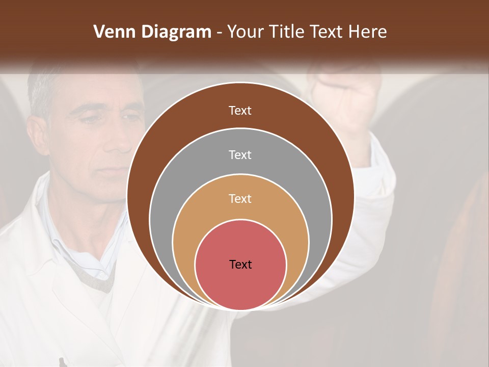 Wood Grape Fruit PowerPoint Template