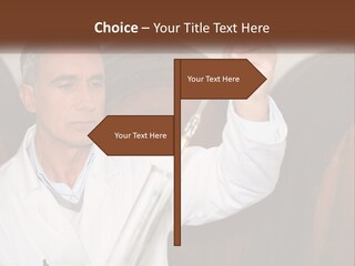 Wood Grape Fruit PowerPoint Template