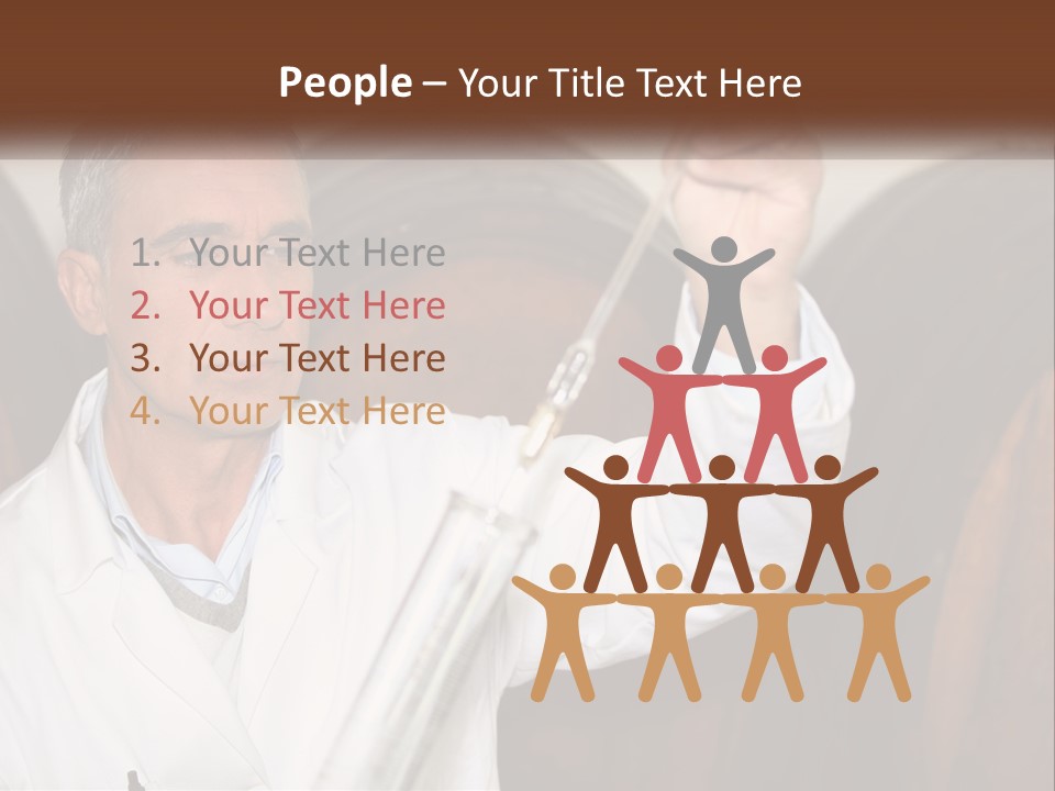 Wood Grape Fruit PowerPoint Template