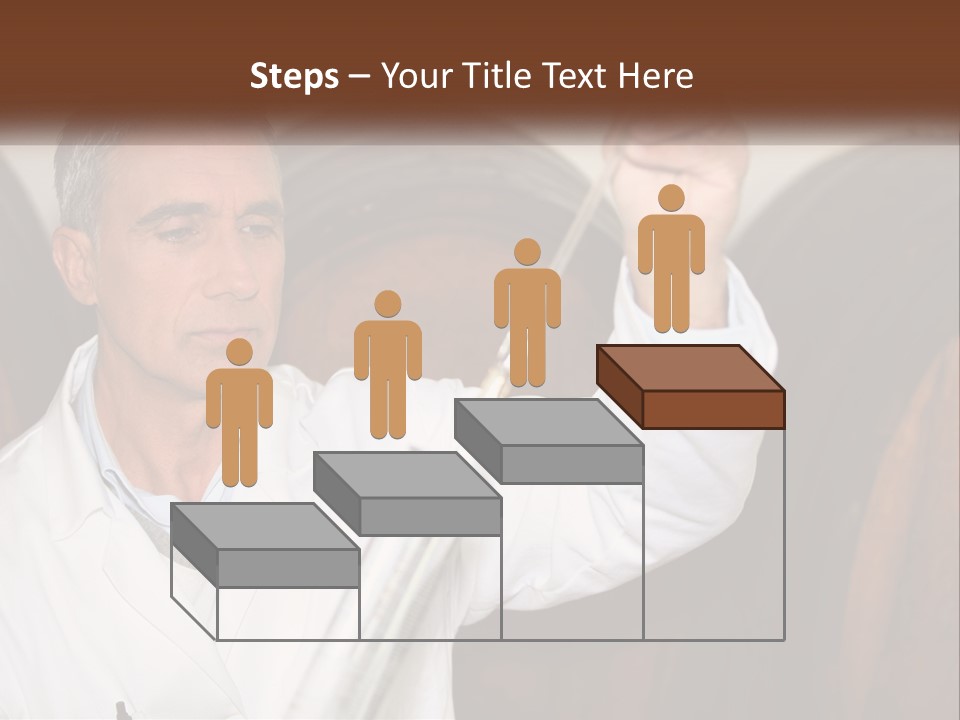 Wood Grape Fruit PowerPoint Template