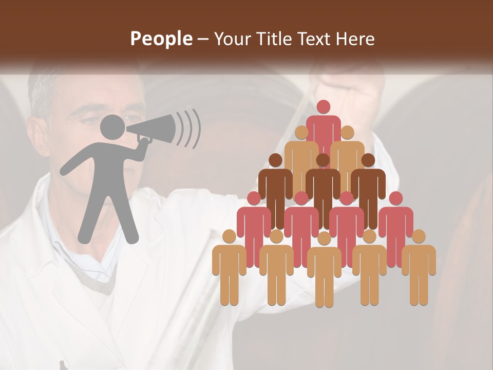 Wood Grape Fruit PowerPoint Template