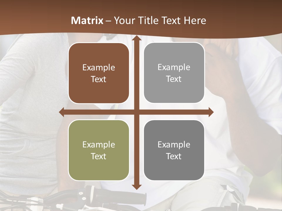 Sunshine African American Woman PowerPoint Template