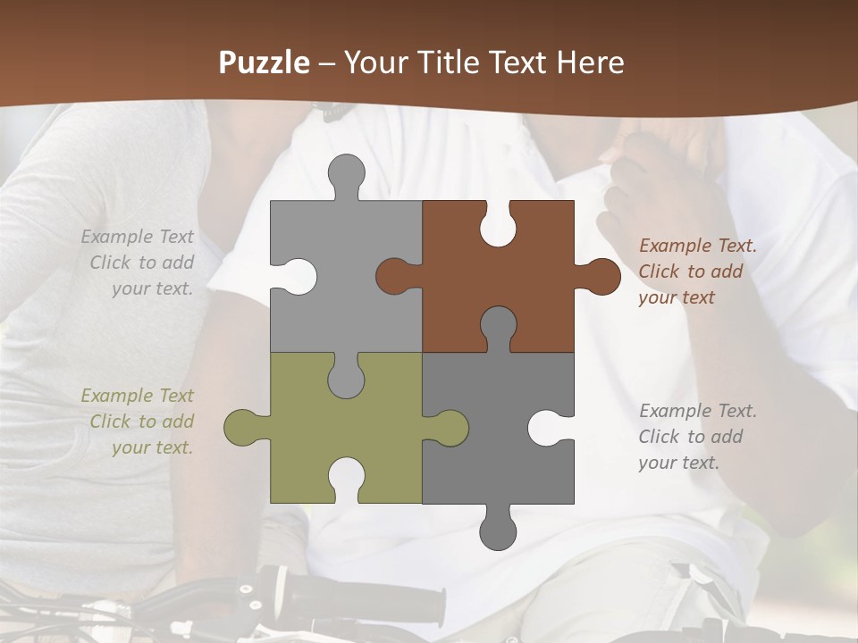 Sunshine African American Woman PowerPoint Template