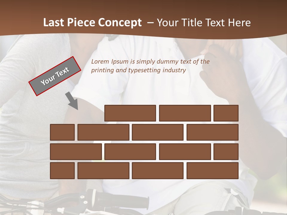 Sunshine African American Woman PowerPoint Template