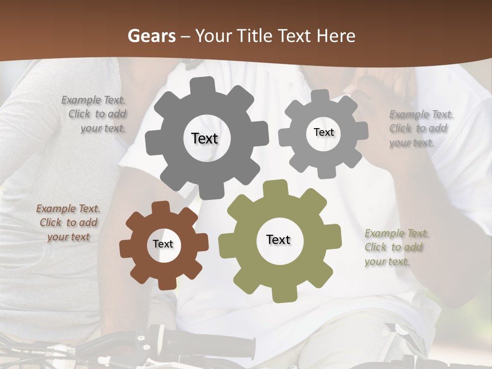 Sunshine African American Woman PowerPoint Template