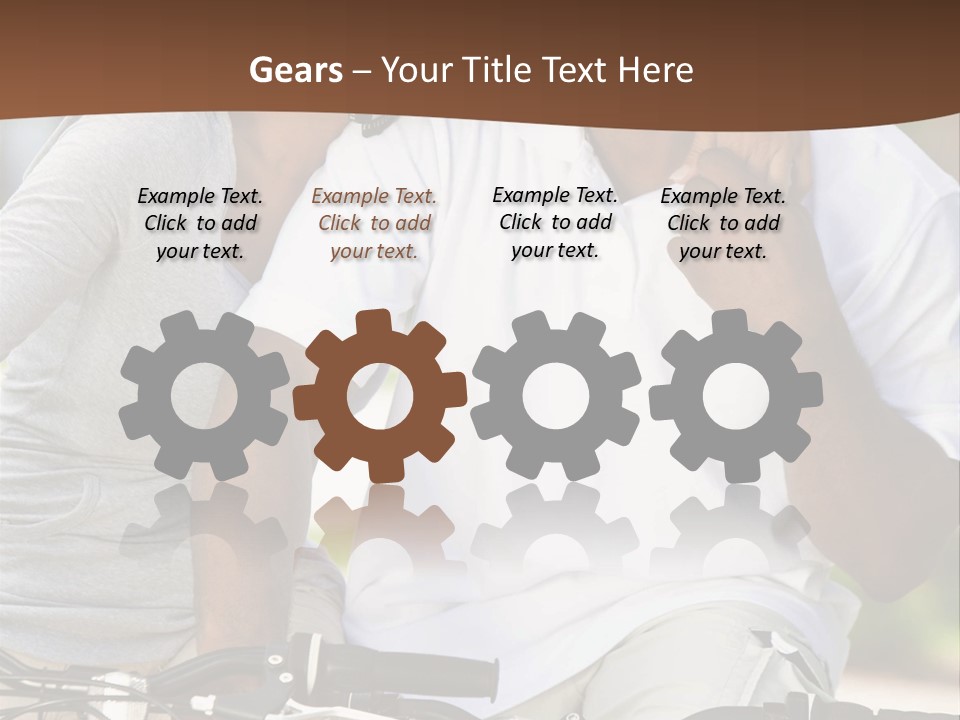 Sunshine African American Woman PowerPoint Template