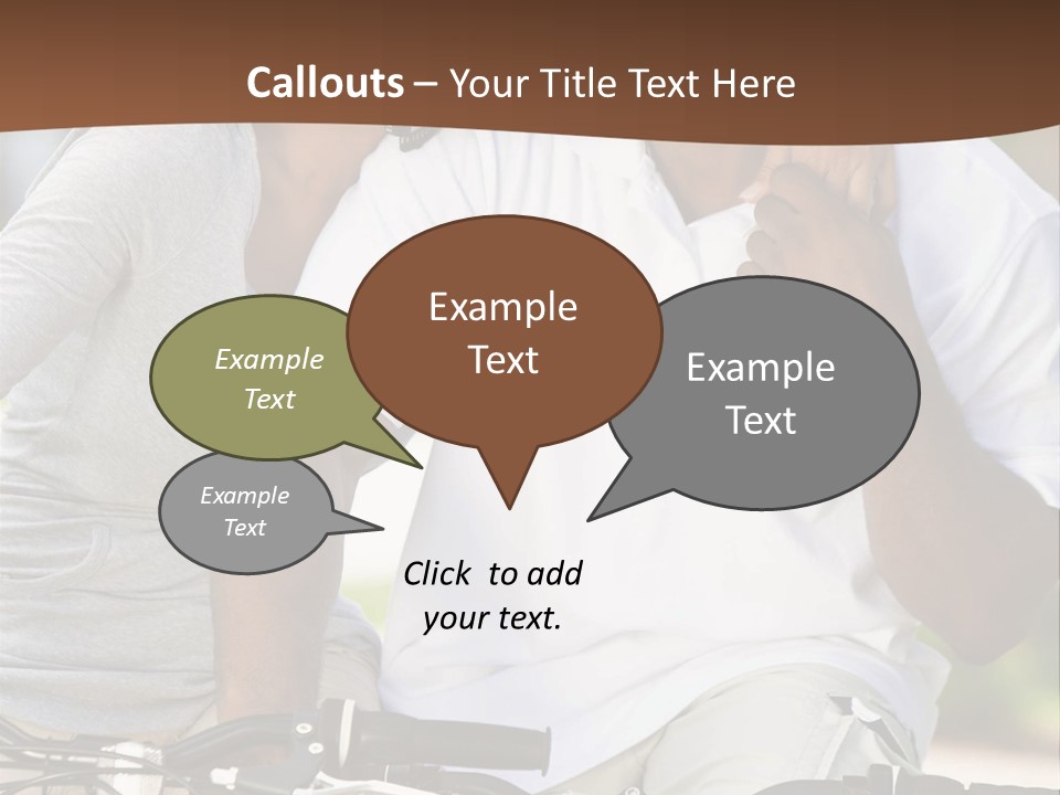 Sunshine African American Woman PowerPoint Template