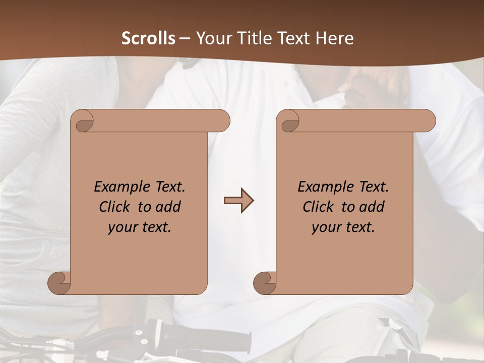 Sunshine African American Woman PowerPoint Template