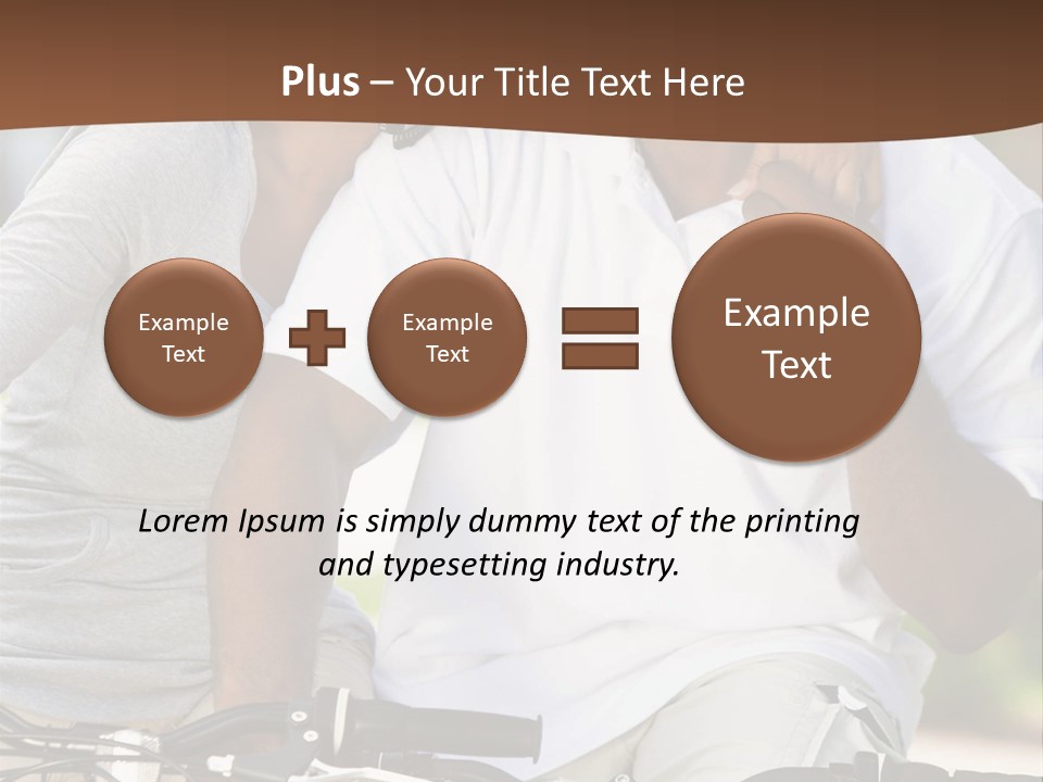 Sunshine African American Woman PowerPoint Template