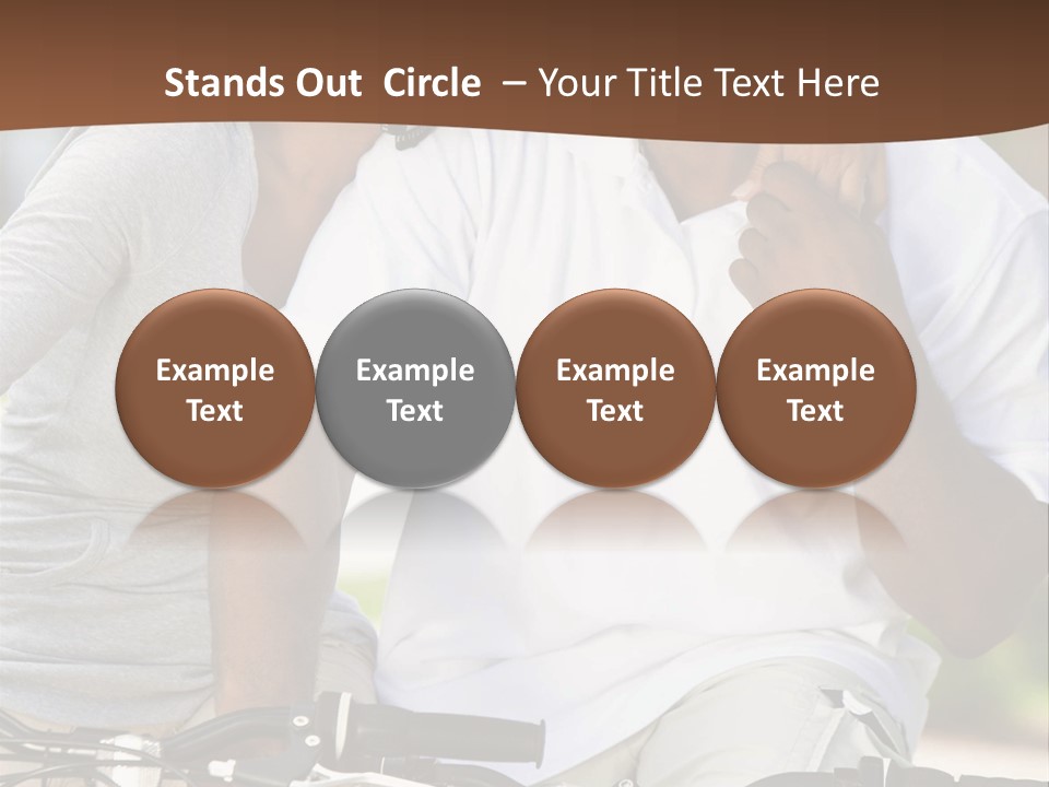 Sunshine African American Woman PowerPoint Template