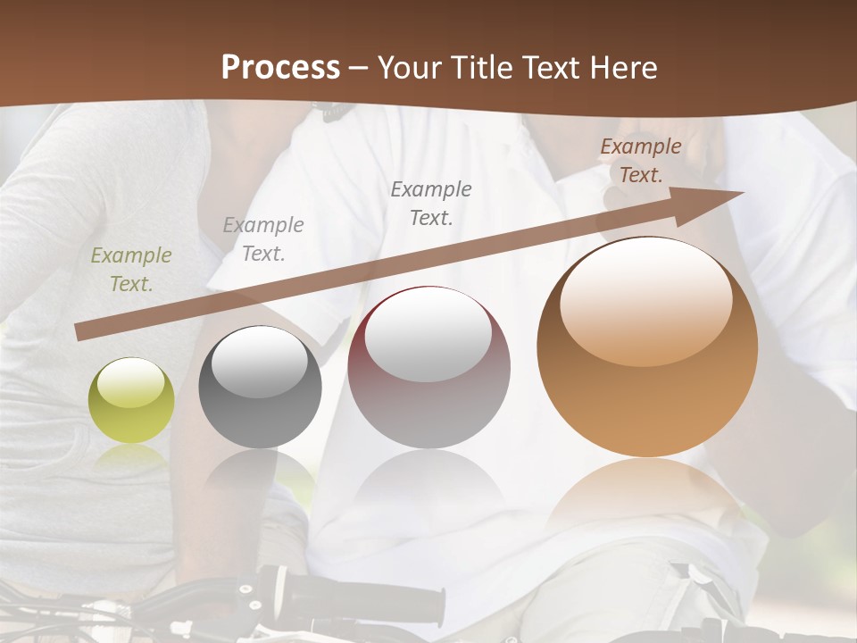 Sunshine African American Woman PowerPoint Template