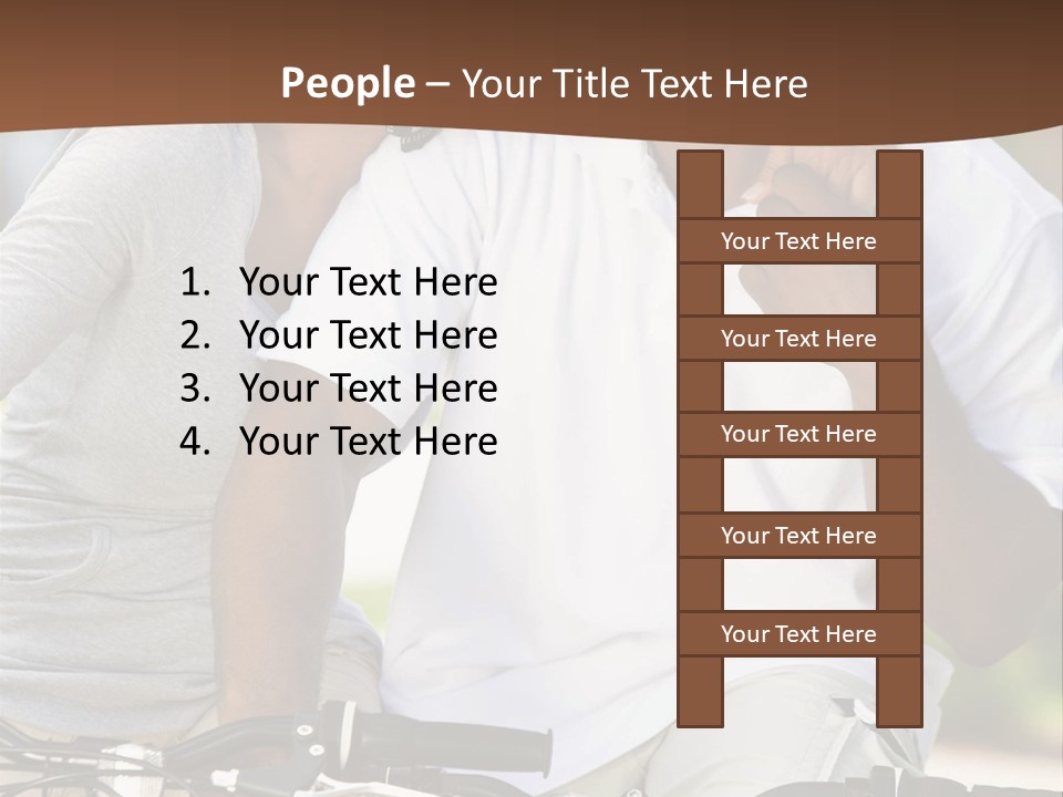 Sunshine African American Woman PowerPoint Template