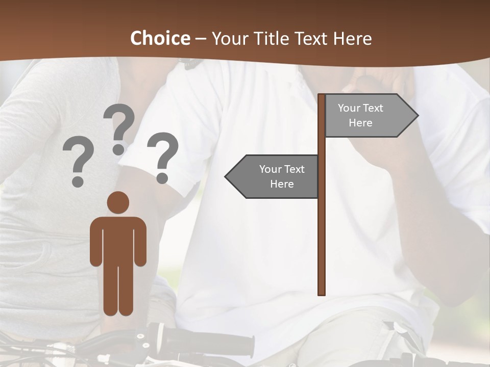 Sunshine African American Woman PowerPoint Template