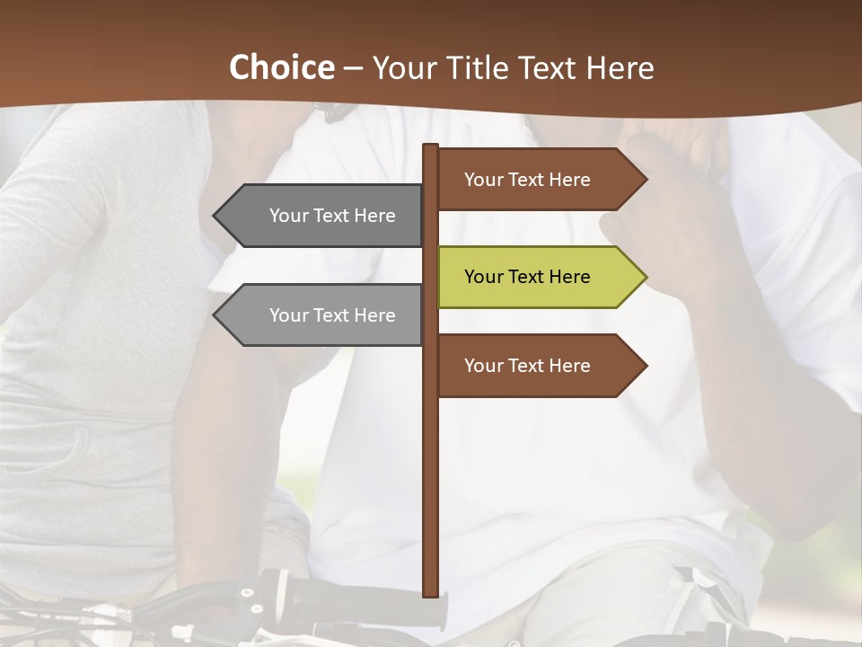 Sunshine African American Woman PowerPoint Template