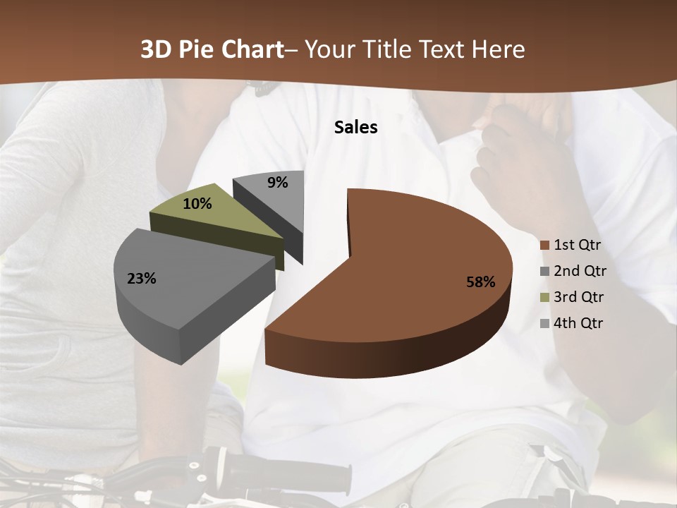 Sunshine African American Woman PowerPoint Template