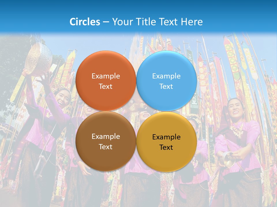 Divine North Songkran PowerPoint Template