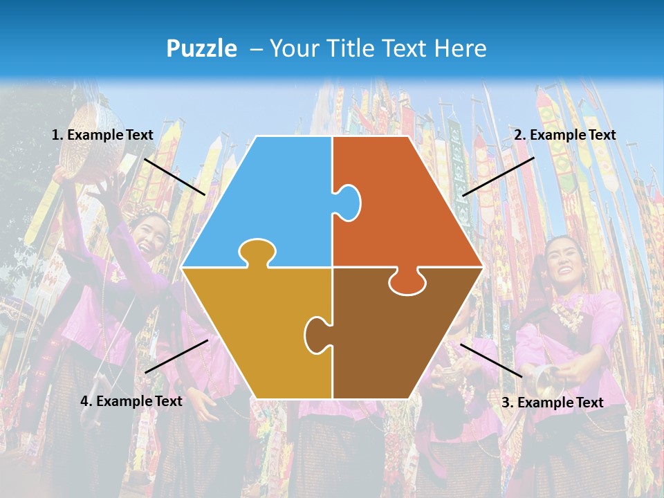 Divine North Songkran PowerPoint Template