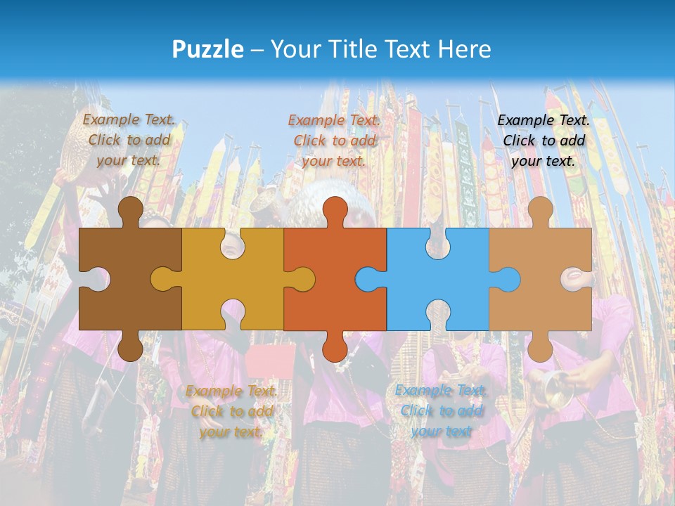 Divine North Songkran PowerPoint Template