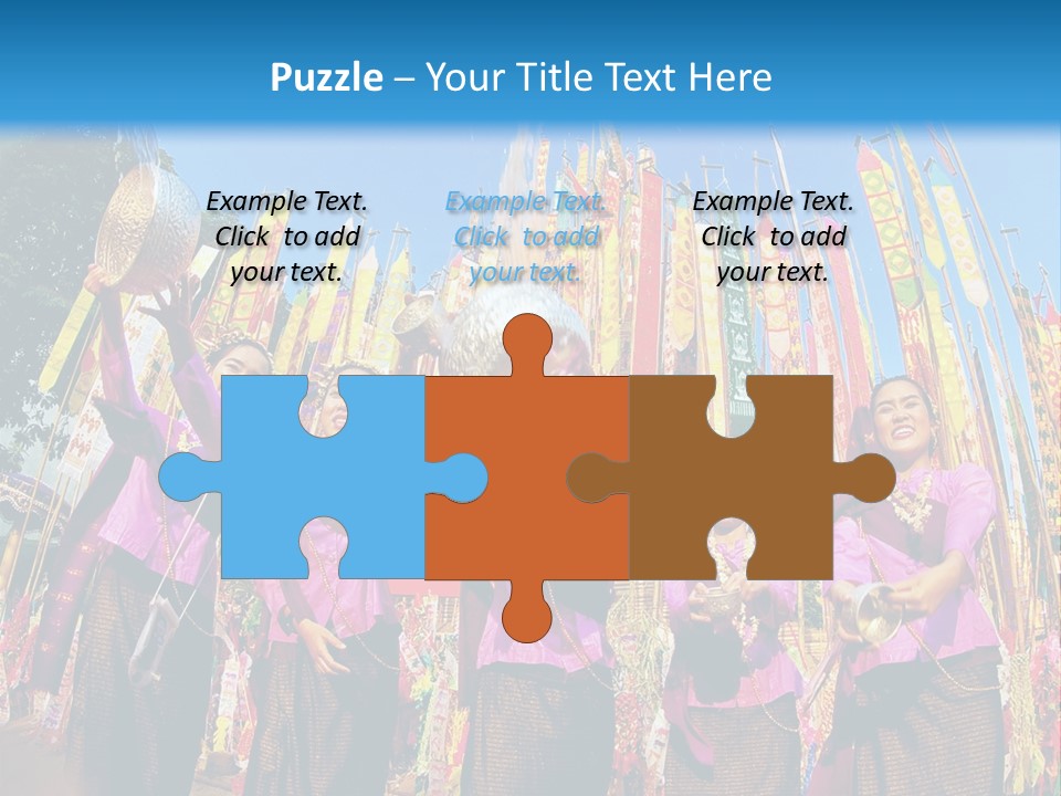 Divine North Songkran PowerPoint Template