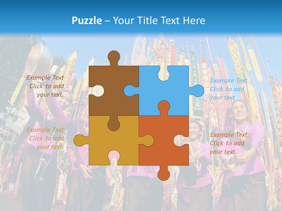 Divine North Songkran PowerPoint Template