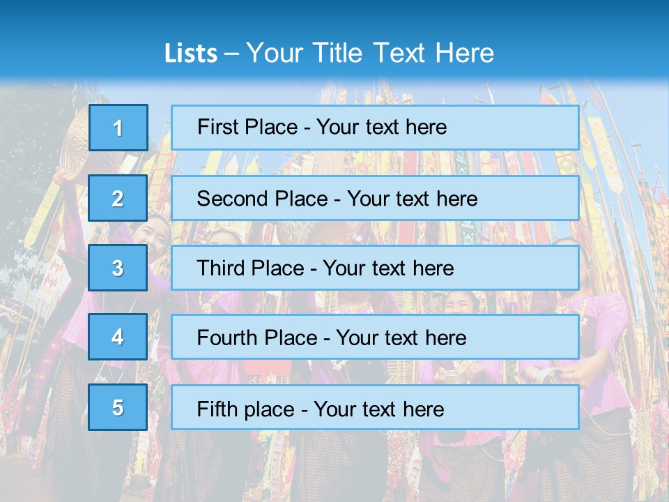 Divine North Songkran PowerPoint Template