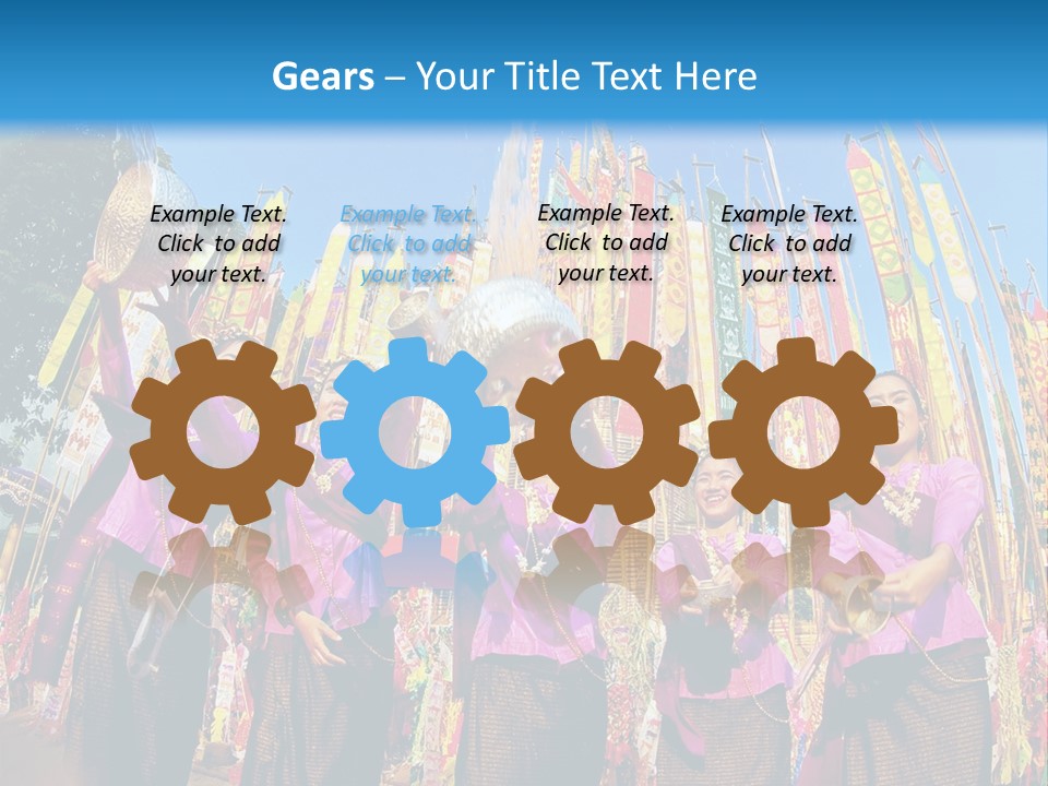 Divine North Songkran PowerPoint Template