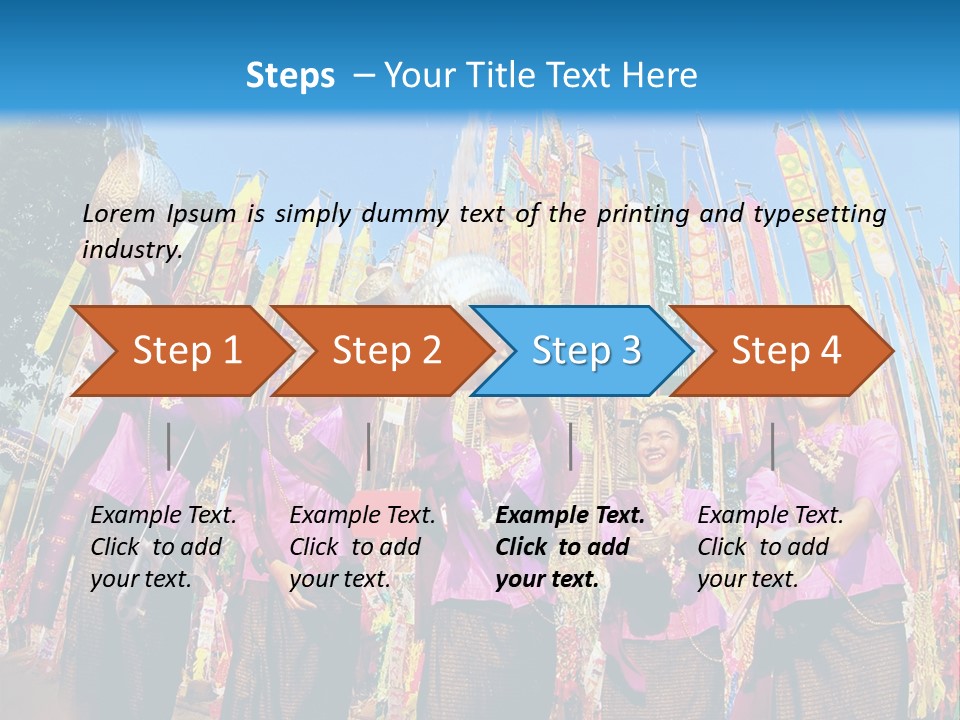 Divine North Songkran PowerPoint Template