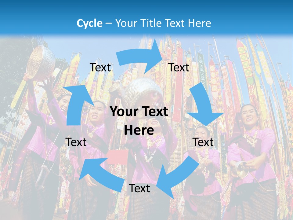 Divine North Songkran PowerPoint Template