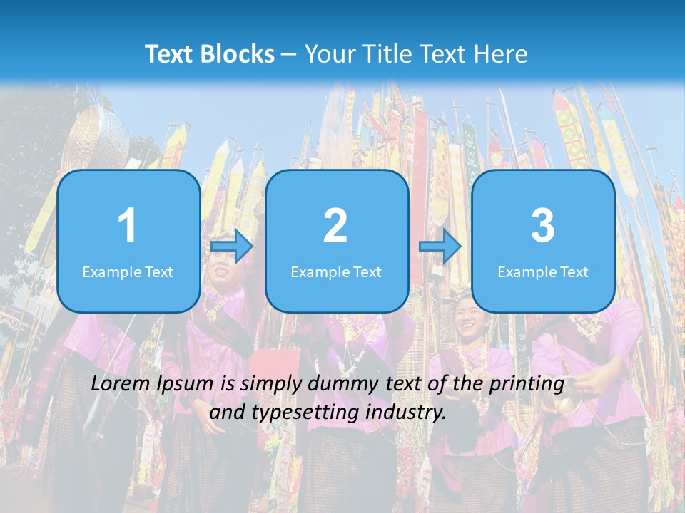 Divine North Songkran PowerPoint Template