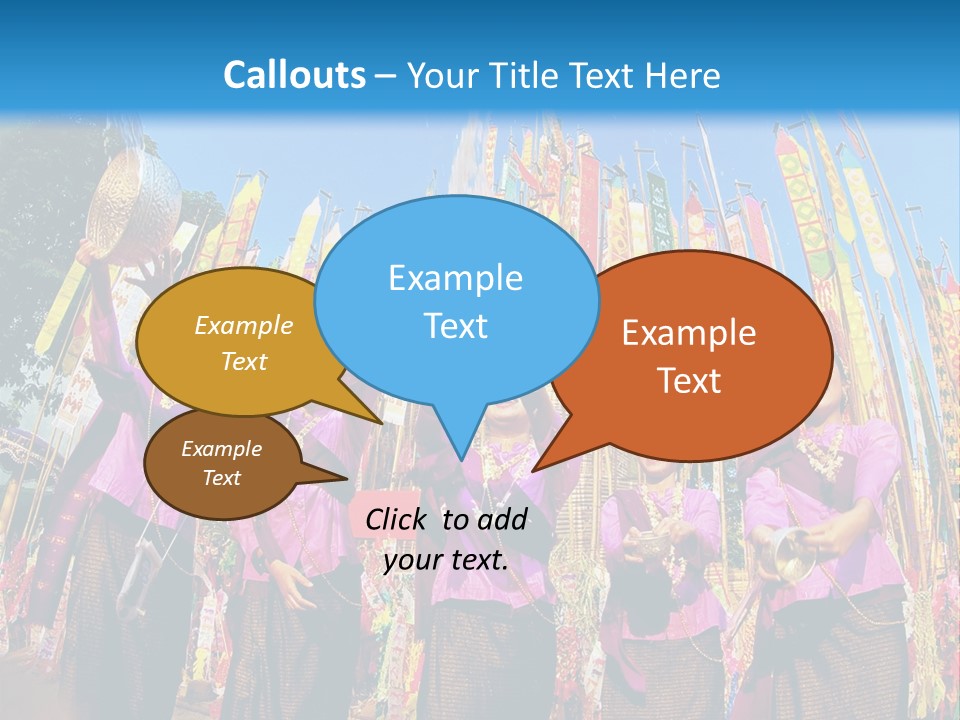 Divine North Songkran PowerPoint Template