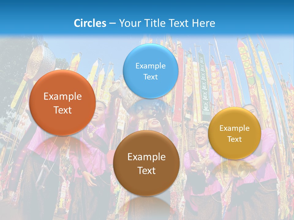 Divine North Songkran PowerPoint Template