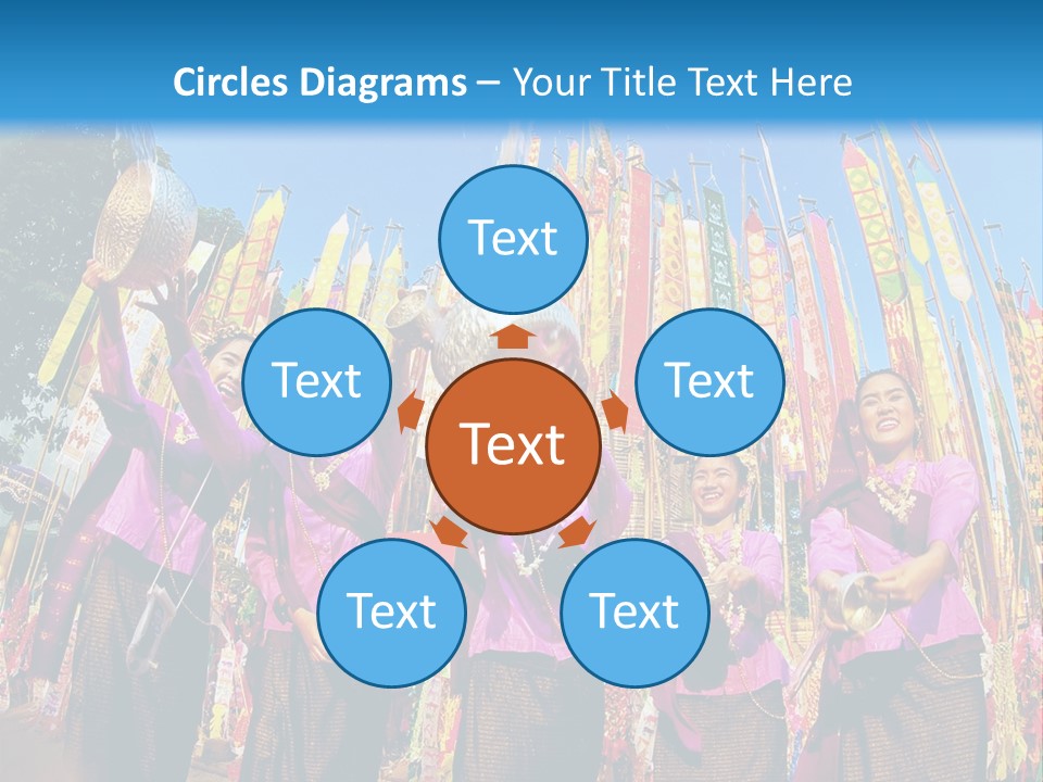 Divine North Songkran PowerPoint Template