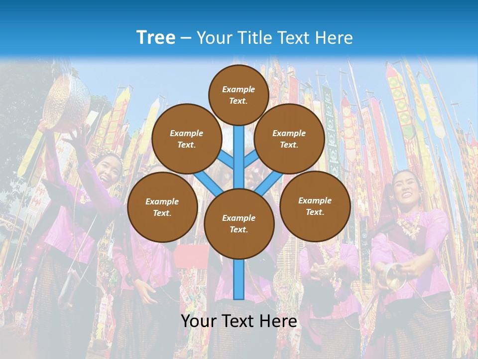 Divine North Songkran PowerPoint Template