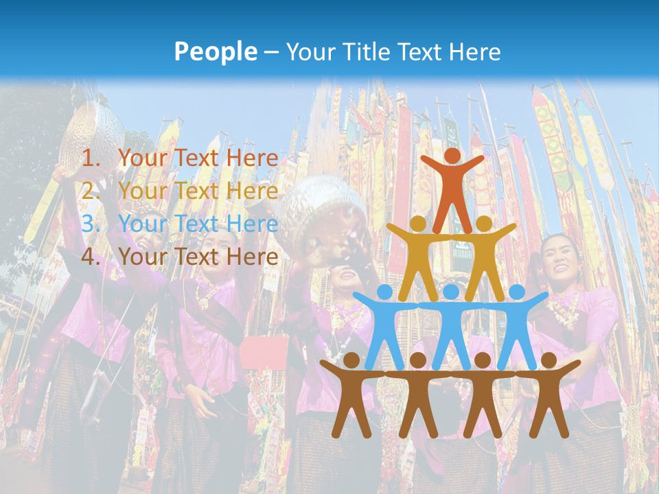 Divine North Songkran PowerPoint Template