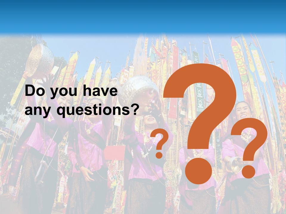 Divine North Songkran PowerPoint Template